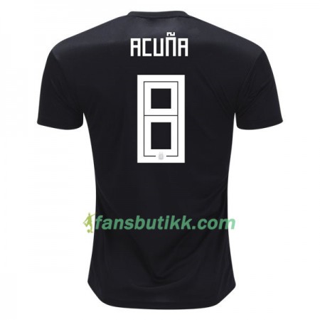 Fotball-VM 2018 Argentina drakt Acuna 8 Bortetrøye